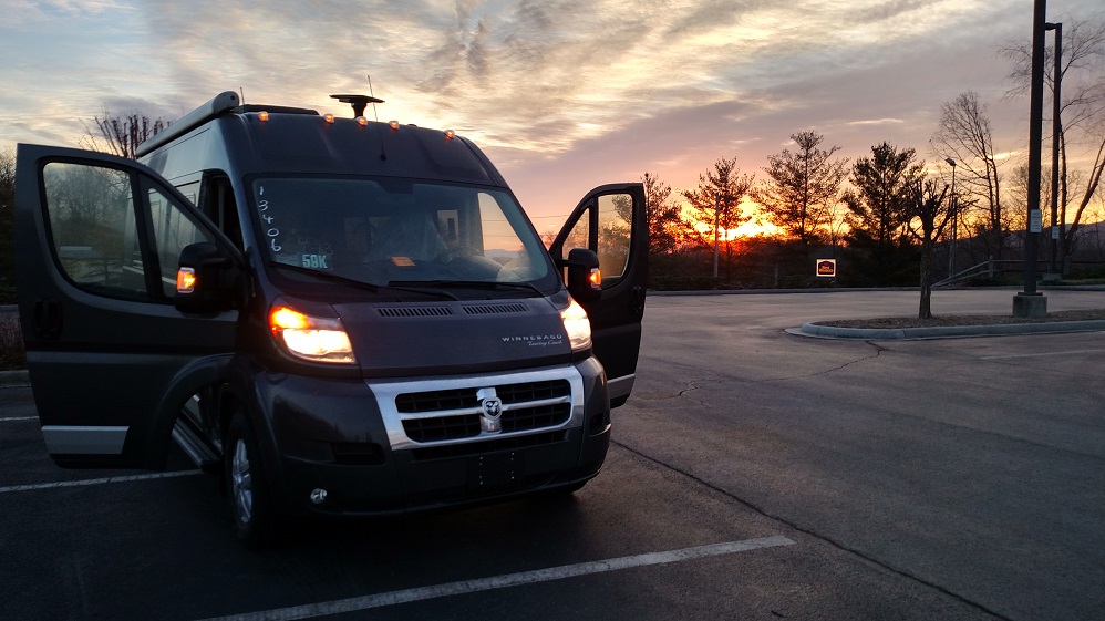 Feb 2, 2017 @ Wytheville VA heading to Concord NC